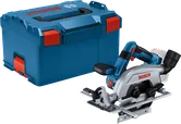 Bosch GKS 18V-57-2 L cordless circular saw with case.