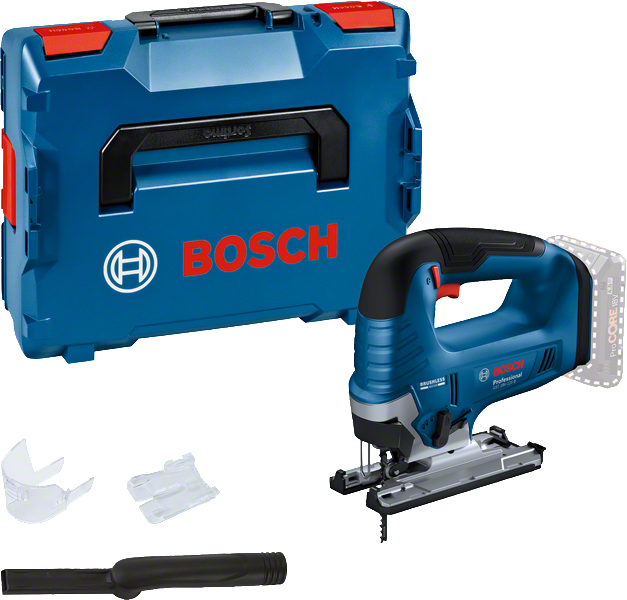 Bosch GST 18V-125 B cordless jigsaw with case.