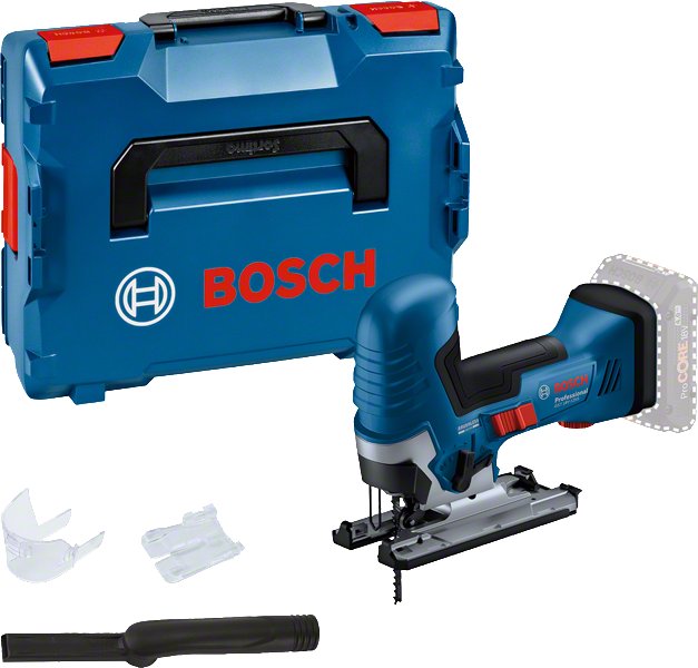 Bosch GST 18V-125 S cordless jigsaw with case.