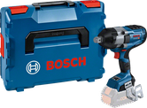 Bosch GDS 18V-1050 HC cordless impact wrench with case.
