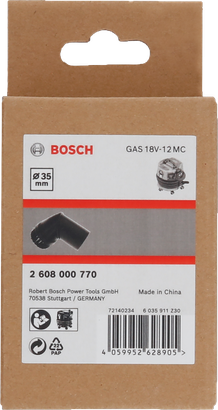 Bosch 35mm brush adapter 66x43x98mm.