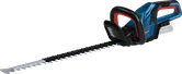 Bosch GHE 18V-60 cordless hedgecutter for trimming shrubs.