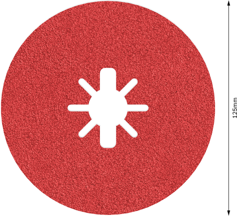 Bosch PRO R780 X-Lock fibre disc 125mm grit 60.
