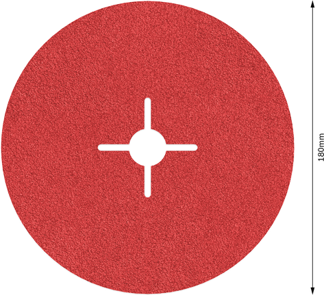 Bosch PRO R780 Fibre Disc 180 mm G60 sanding wheel.