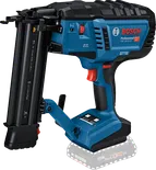 Bosch GNH 18V-50 M cordless brad nailer with 18 gauge capacity.