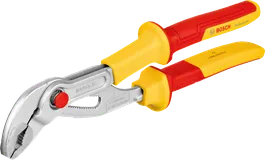 Bosch VDE water pump plier with insulated handles.