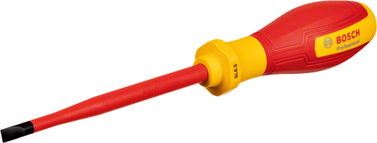 Bosch VDE SL6.5 insulated screwdriver for electrical work.