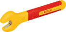 Bosch VDE insulated 8mm spanner for electrical work.