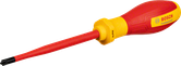 Bosch VDE screwdriver with insulated handle.