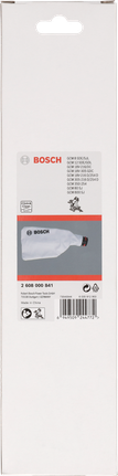 Bosch dust bag accessory packaging.