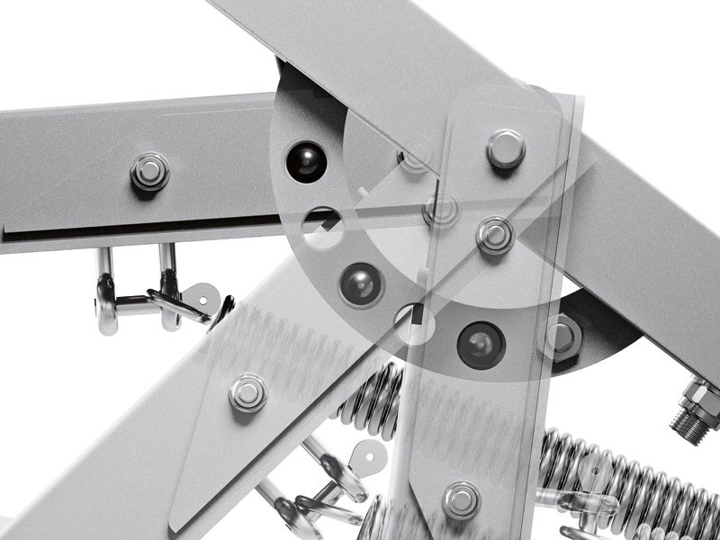 Bosch GHT 130 system accessories hinge detail.