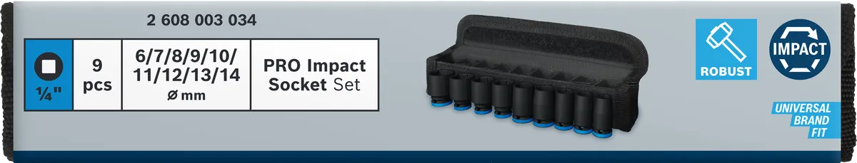 PRO Impact Socket Set