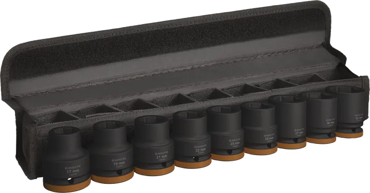 Bosch PRO Impact Socket Set 3/4 inch, 9 pcs in case.
