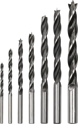 Bosch PRO Wood Brad Point Drill Bit Set, 7 pieces.