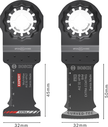 Bosch PRO AIZ 32 APIB Promo Set multi-material saw blades.