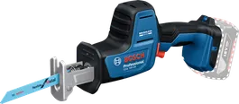 Bosch GSA 18V-24 reciprocating saw for metal cutting.