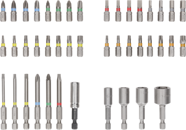 Bosch Extra Hard Screwdriver Bit Set 43 pcs assorted.