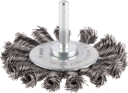 Bosch PRO Metal heavy wire wheel straight shank 75mm.