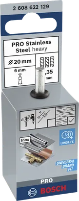Bosch PRO stainless steel end brush 19 x 0.35 mm.