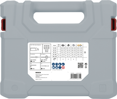 Bosch PRO Multi Material Hole Saw Set 17 pcs.