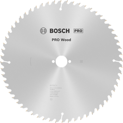 Bosch PRO Wood circular saw blade 315 mm for fine cuts.