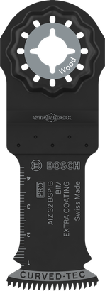 Bosch PRO AIZ 32 BSPIB multitool blade for wood cutting.