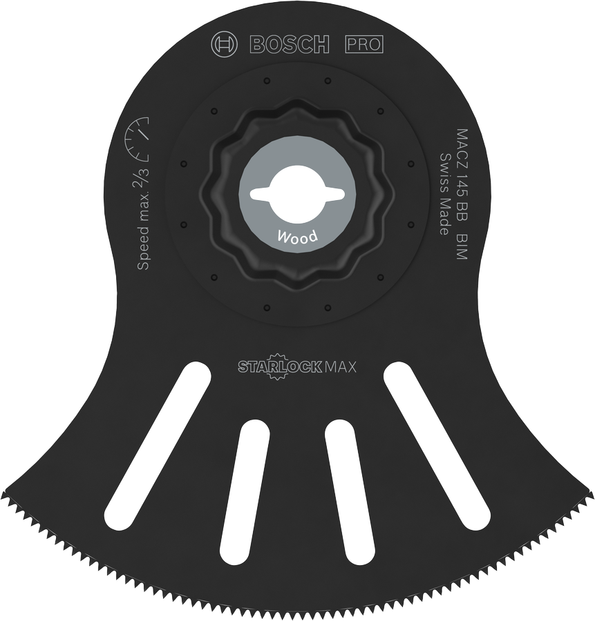 Bosch PRO MACZ 145 BB multitool blade for wood.