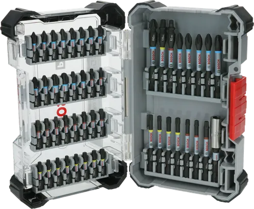 Bosch PRO Impact Screwdriver Bit Set 48 pcs in case.