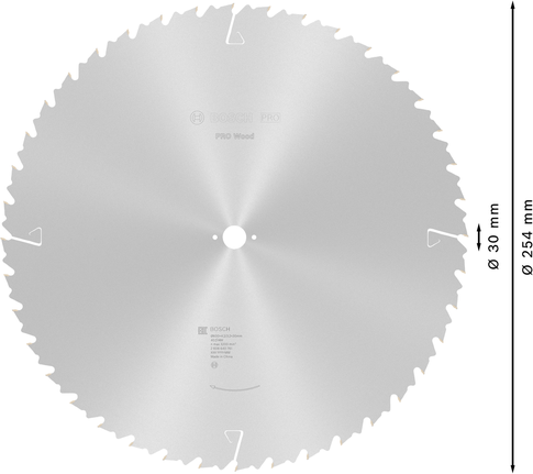 Bosch PRO Wood circular saw blade 600 mm for precise cutting.
