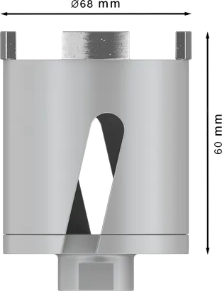 Bosch PRO Socket Core Cutter dry 68x60mm M16.