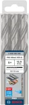 Bosch PRO Metal HSS-G drill bit set 12.9 mm 5 pieces.