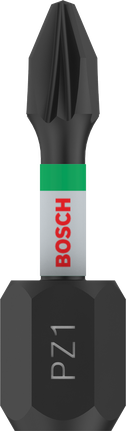 Bosch PRO Pozidriv Impact Bit PZ1 25mm for screwdriving.