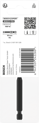 Bosch PRO R2 Robertson impact bit 90 mm.