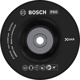 Bosch PRO Backing Pad Hard 125 mm for X-LOCK grinders.