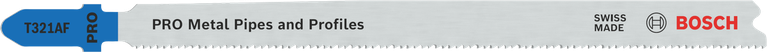 Bosch PRO Metal Pipes and Profiles T321AF jigsaw blade.