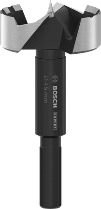 Bosch EXPERT Wood Forstner Drill Bit 45 mm diameter.