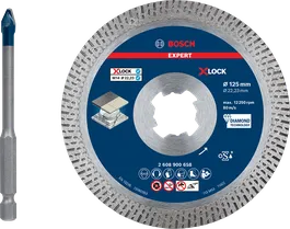 Bosch EXPERT Hard Ceramic Kit 125 mm diamond cutting disc.