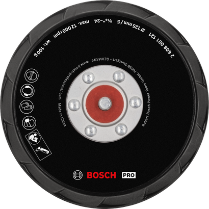 Bosch PRO Polishing Pad 125 mm medium for GPX 12V-125.