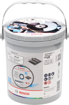 Bosch Standard for Metal Straight Cutting Disc 115mm pack.