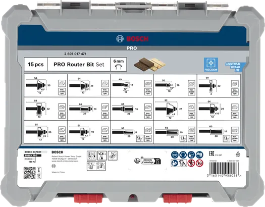PRO Router Bit Set