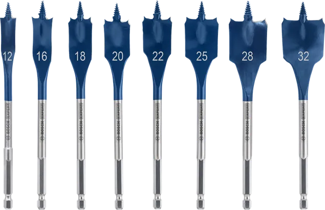 Bosch EXPERT Self Cut Speed Spade Drill Bit Set 8 pcs.
