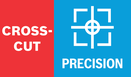 Cross-cut precision.