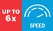 6x speed.