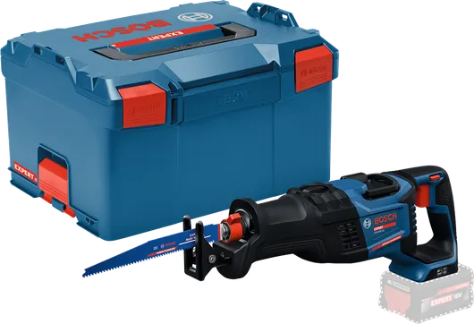 Bosch cordless reciprocating saw with L-Boxx case.
