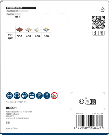 Bosch EXPERT Construction Material 92 x 60 mm hole saw.