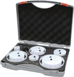 Bosch Multi Material Threaded Hole Saw Set in case.