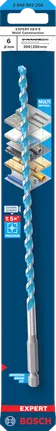 Bosch EXPERT HEX-9 6×200×250 mm multi construction drill bit.