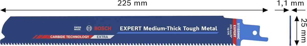 EXPERT Medium-Thick Tough Metal S1155HHC
