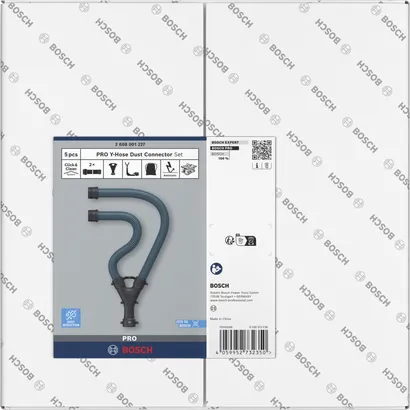 Bosch PRO Y-Hose Dust Connector Set.
