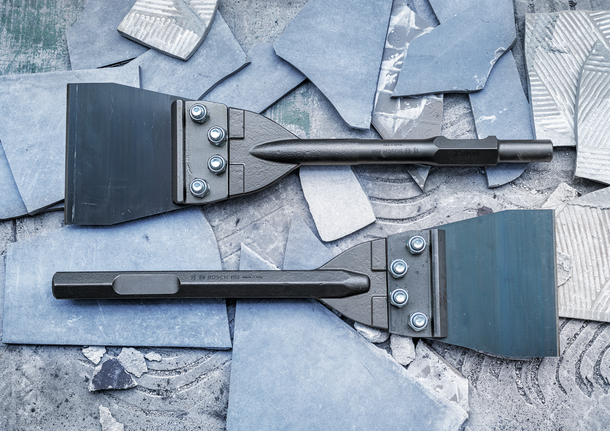 Bosch PRO HEX 30 floor scraper with hexagon shank.